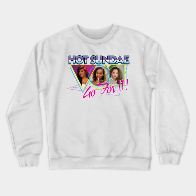 Girl And Group Crewneck Sweatshirt by estelal